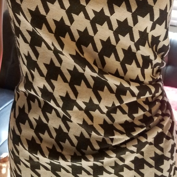 Danny & Nicole Houndstooth Dress - Picture 2 of 5